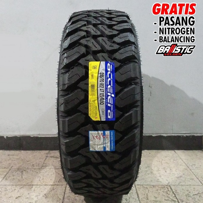 Ban mobil Pajero Fortuner ring 17 Accelera M/T-01 285 70 R17 tubles