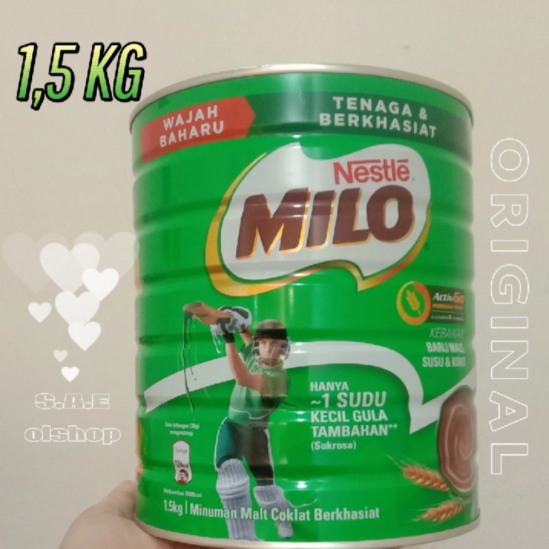 

MILO KALENG ASLI MALAYSIA BERAT 1,5 KG