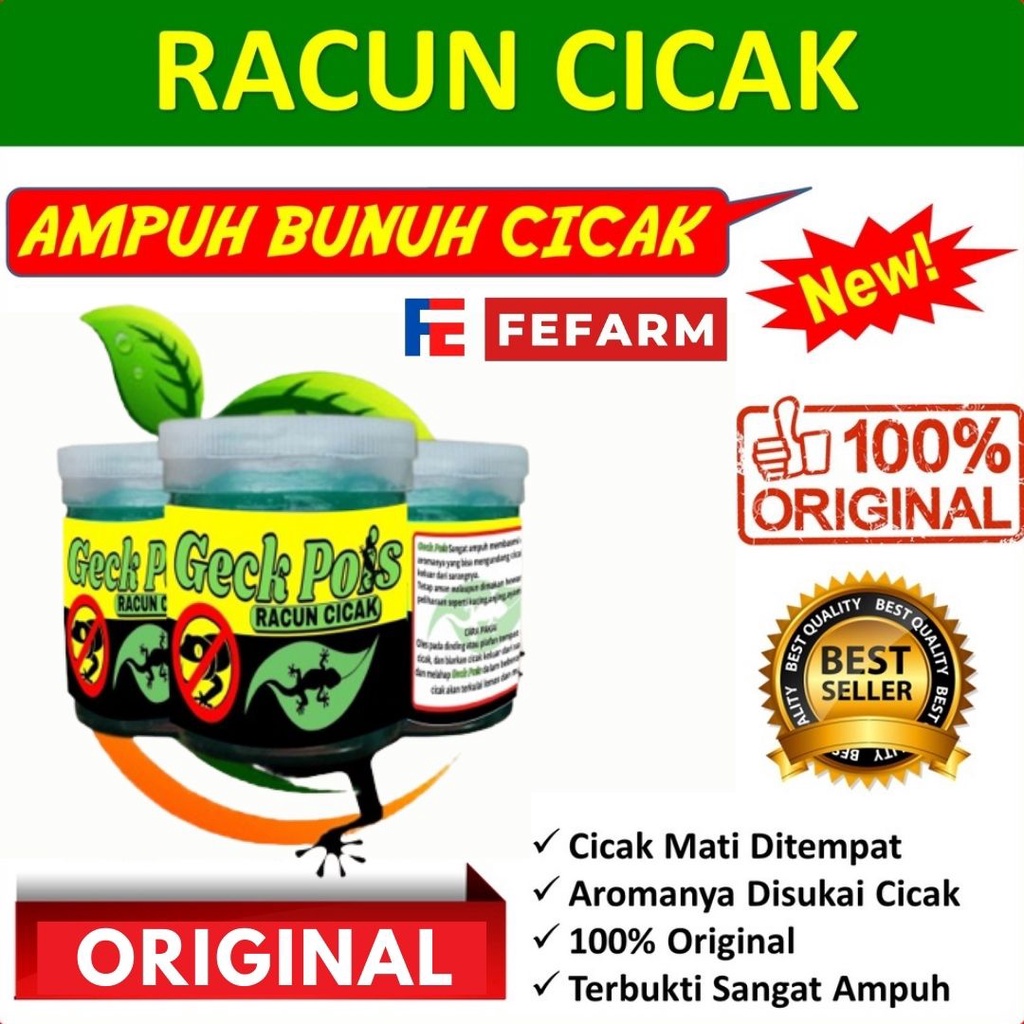 Racun Cicak Cecak Paling Ampuh dan Cepat Membunuh dan Membasmi Cecak FEFARM