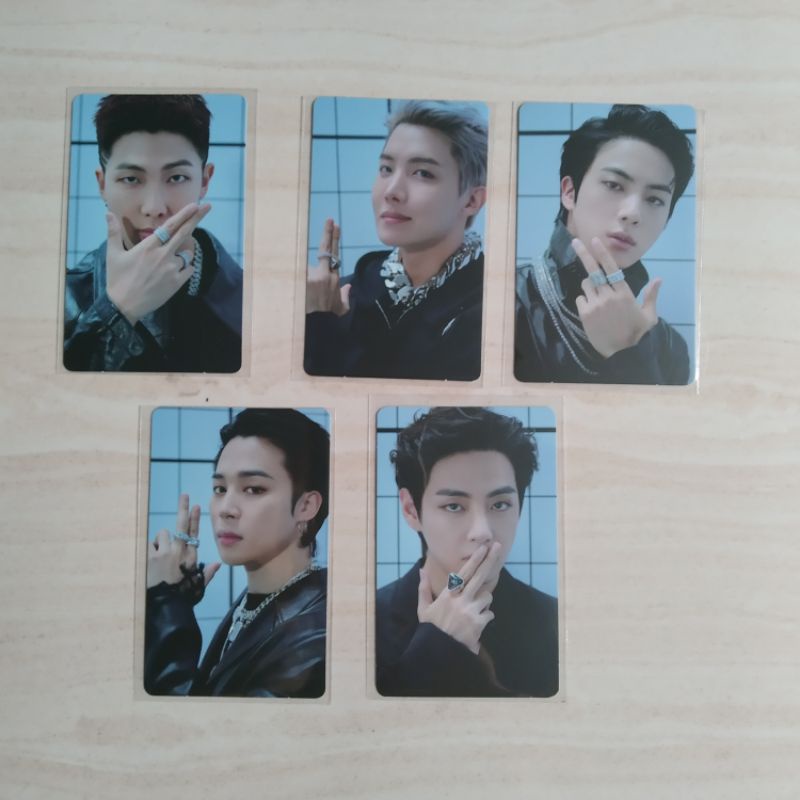 PHOTOCARD OFFICIAL BTS PC SET A PROOF STANDARD