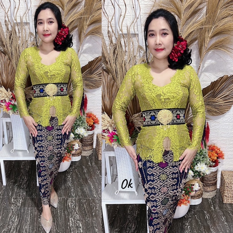 kebaya jadi brokad metalic