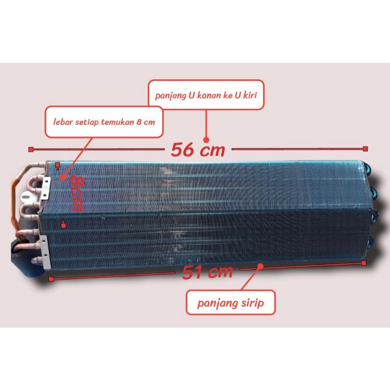 EVAP /evaporator AC Sharp 0.5 pk  type AH-A 5UCY dan AH-A 5UCYN original