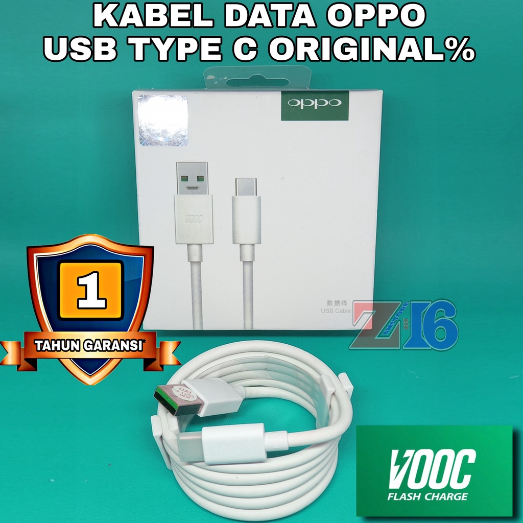Kabel data oppo vooc 4A Usb Type C A92 A 92 OPPO VOOC Reno 10x Zoom Reno 2f