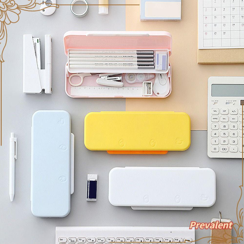 Preva Tempat Pensil Penjualan Panas Kreatif Double-layer Stationery Case