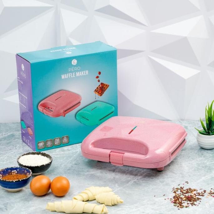Pero Waffle Maker Nonstick Mesin Waffle Elektrik Anti Lengket