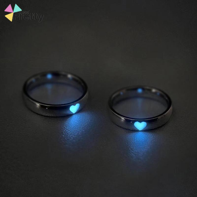 Cincin Cinta Luminous Retro Vintage Korea Gaya Untuk Wanita - PD