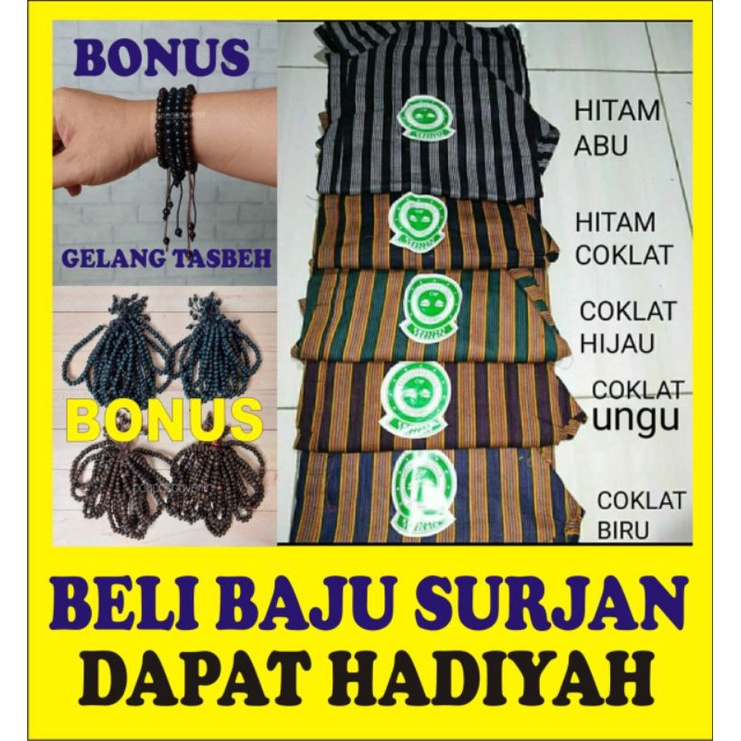 kebaya wanita Surjan Lurik Baju Adat Tradisional Jawa Baju Pakaian Sunan Atasan Kemeja Pria