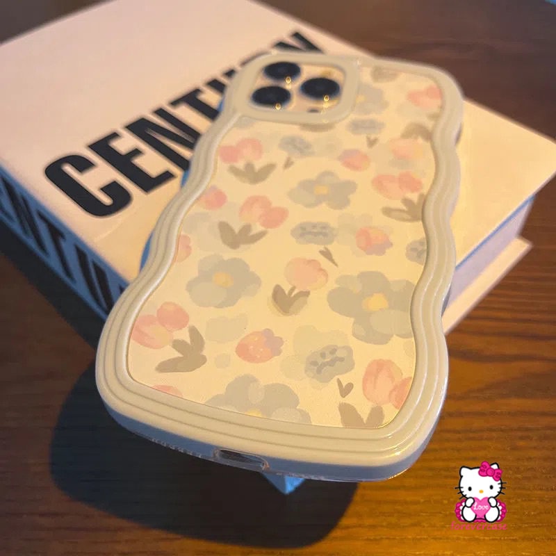 Oppo A17 A15 A57 A95 A12 A96 A55 A76 A7 A16K A74 A77 A94 A17K A16 A54 A5s A16E Reno 7 8 7Z 8Z 6 4F 5 4 A52 A3s A31 A9 A5 2020 A53 A1K Wave Edge Blue Fresh Bunga Soft Case