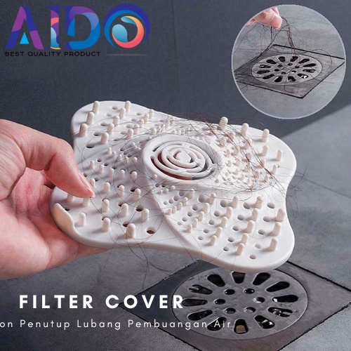 Silikon Penutup Lubang Pembuangan Air Anti-Blocking Filter Cover 20046 20009