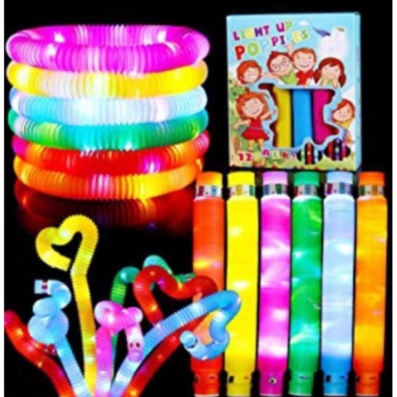 mainan pop tube LED - selang lampu LED anak