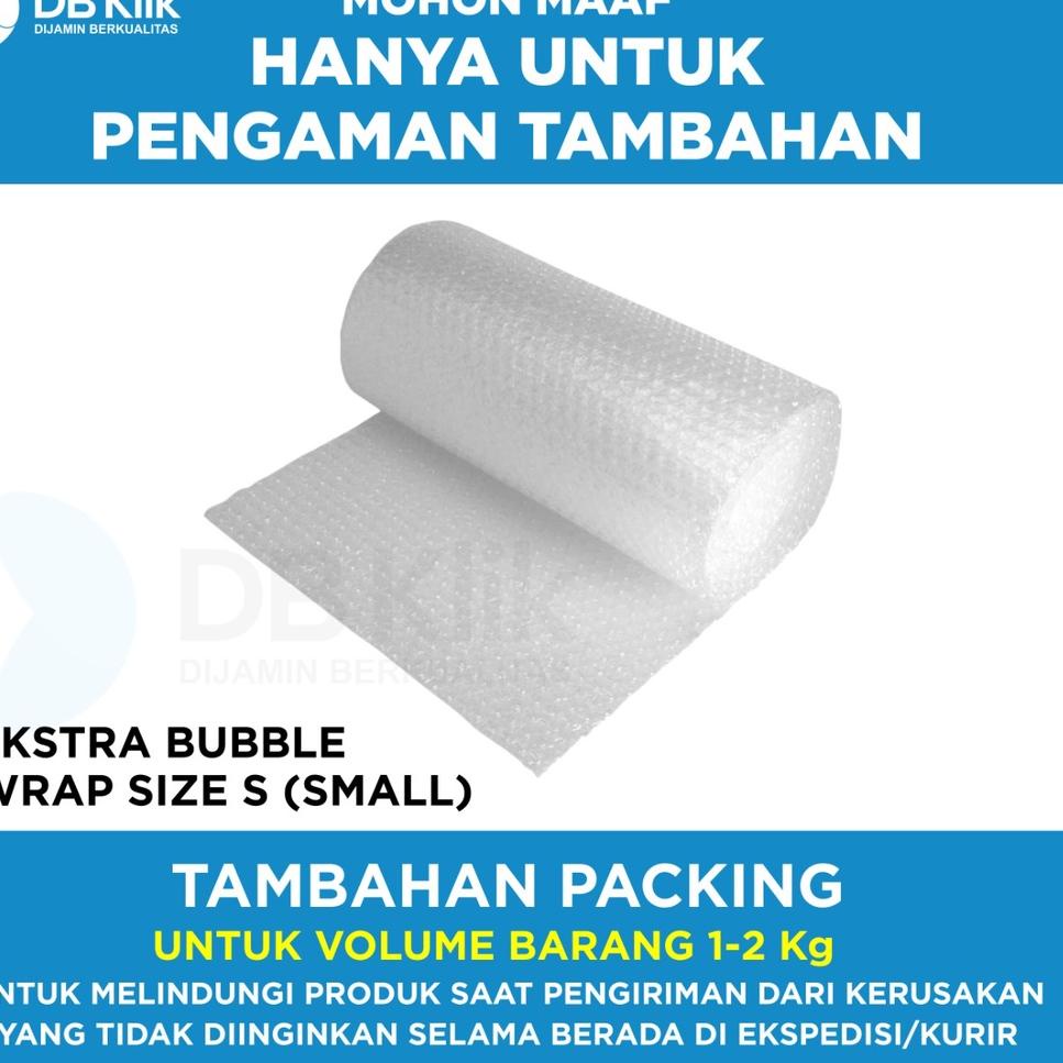 

↴ Extra Bubble Wrap Size S (Small) ☝