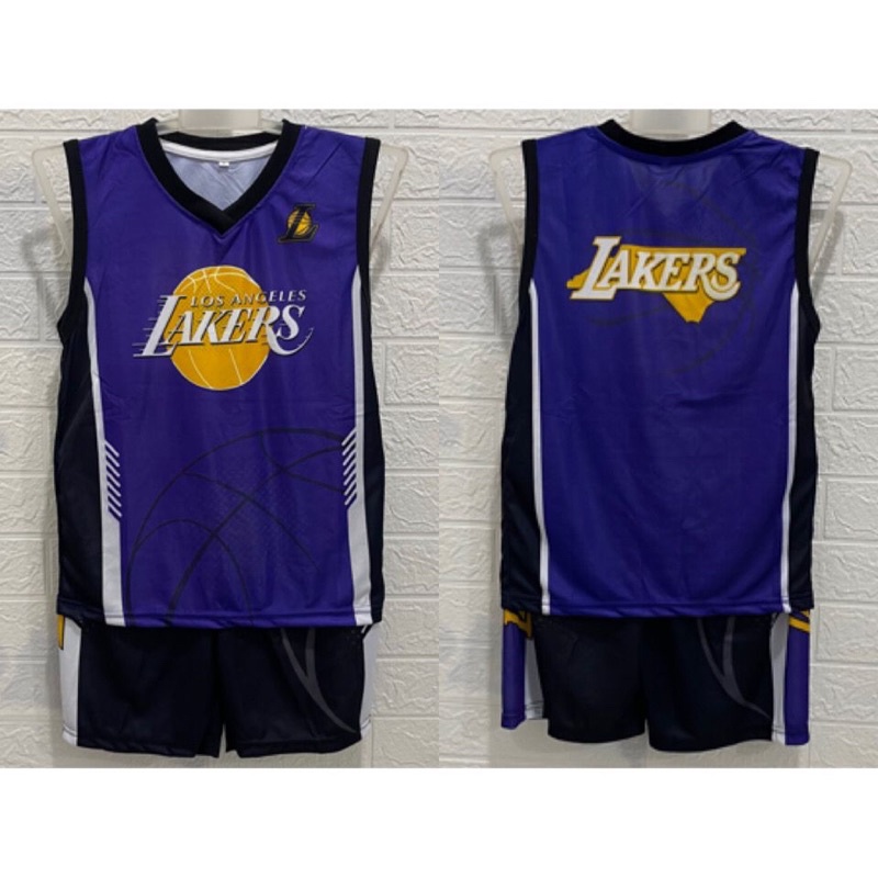 setelan baju jersey anak basket printing NBA kids