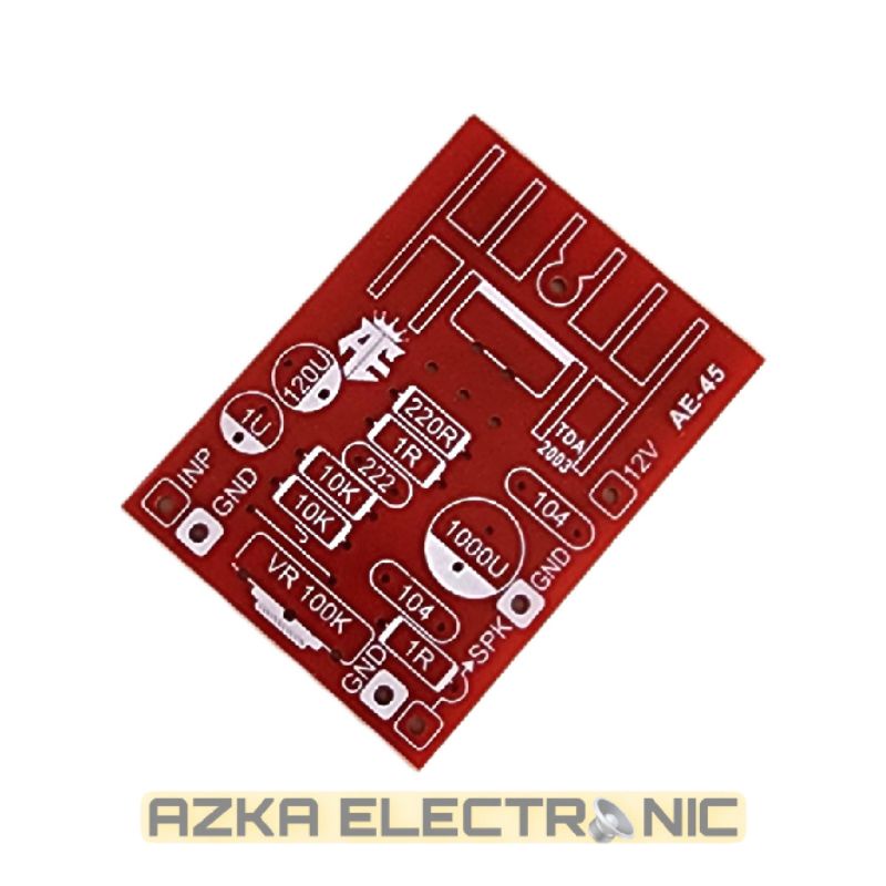 PCB Power Amplifier Mini 12V TDA2003 Mono Plus Volume AE-45