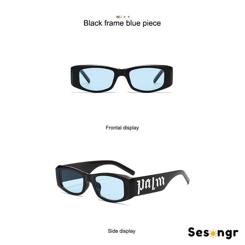 Kacamata Hitam Anti Radiasi Sunglass Retro Punk Hip-hop Gaya Untuk Wanita/Pria - SG