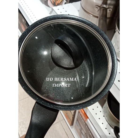 KRISCHEF Panci Susu Marbel Tahan Lengket 18cm/Panci Masak/Brand Korea