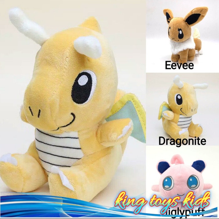 NEW / Boneka Pokemon Dragonite 15 cm / Boneka Anak Naga - DRAGONITE