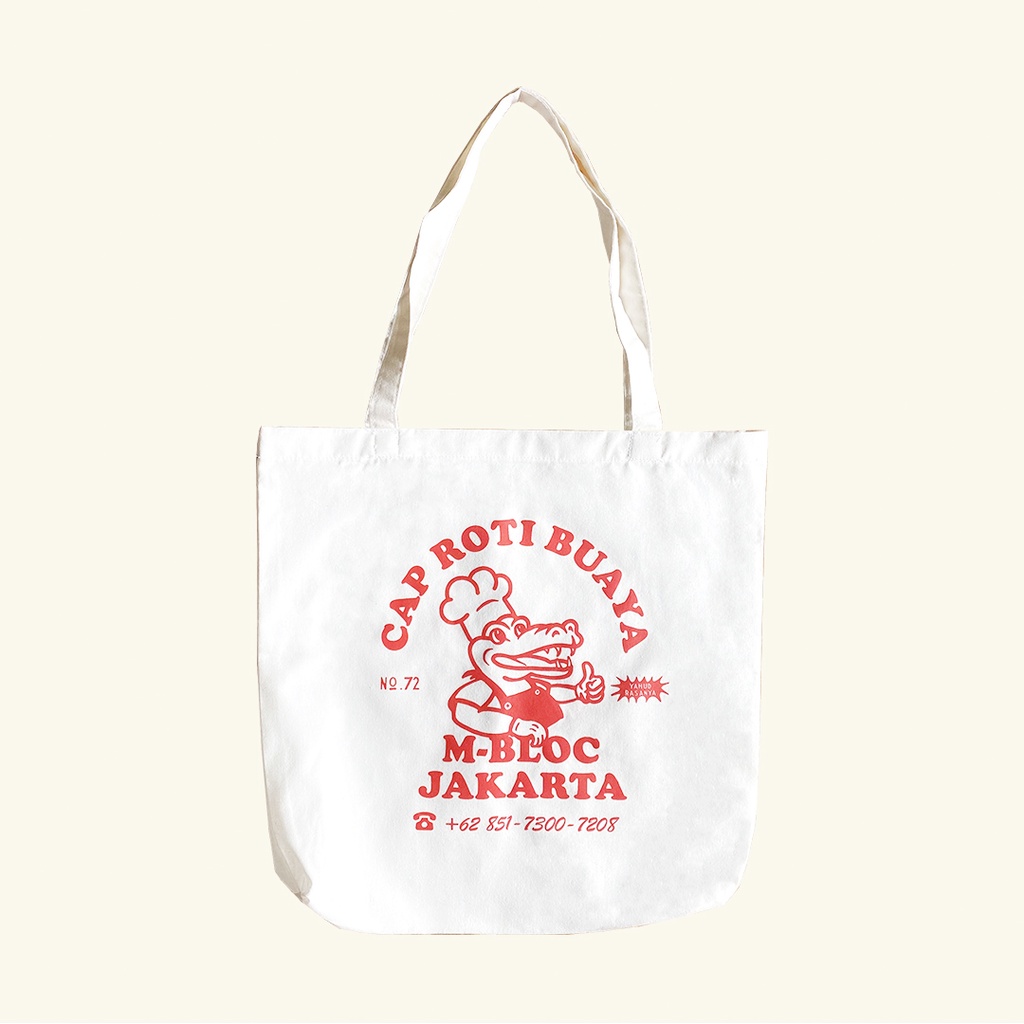 Tas Totebag - Cap Roti Buaya Edisi M Bloc Space