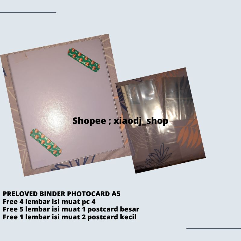 PRELOVED BINDER PHOTOCARD PC