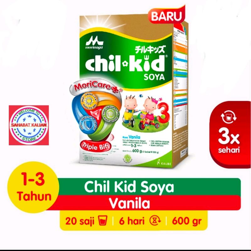 Chil Kid Soya 600gram usia 1 - 3 Tahun