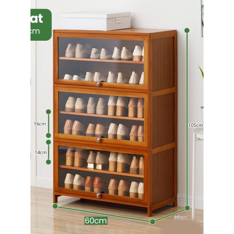 RAK SEPATU KAYU JATI DOLID ASLI | LEMARI SEPATU KAYU ASLI JATI