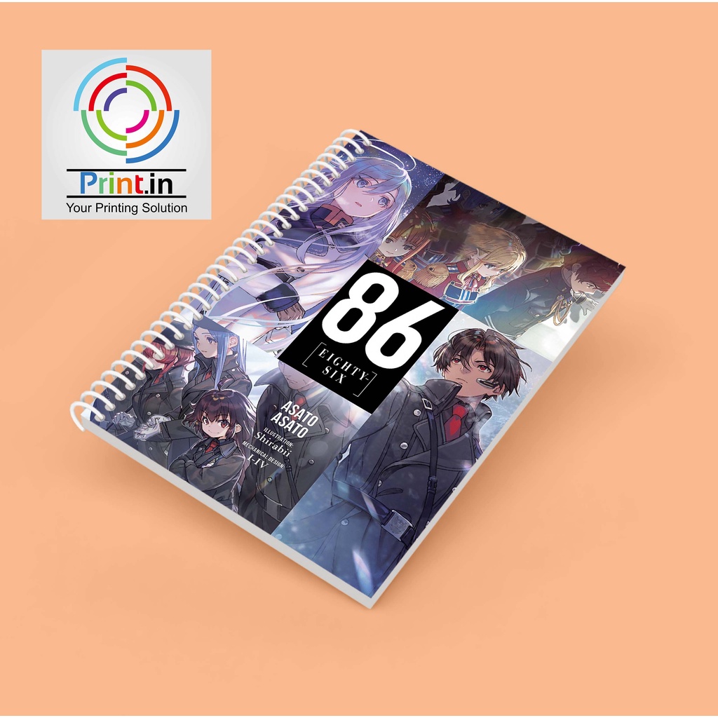 

Notebook Spiral Anime 86 Eighty Six M3 Hardcover dan Softcover
