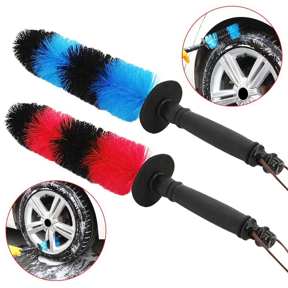 Sikat Brush Pembersih Velg Ban Mobil Portable Car Wheel Wash