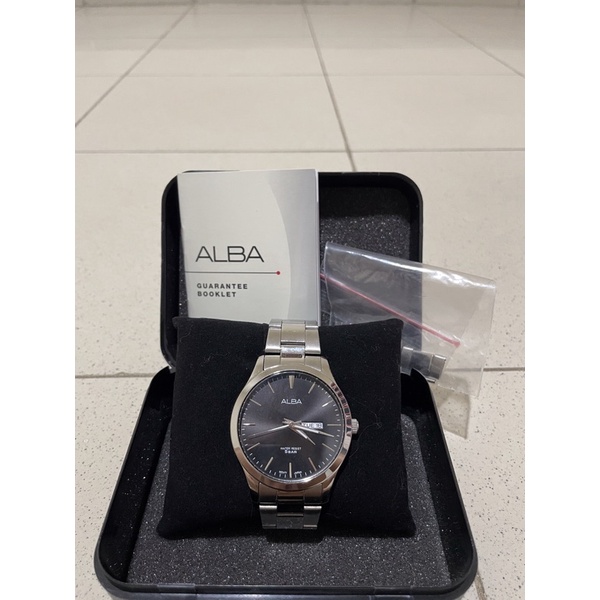 Preloved Jam Tangan Pria Alba Quartz Stainless Steel
