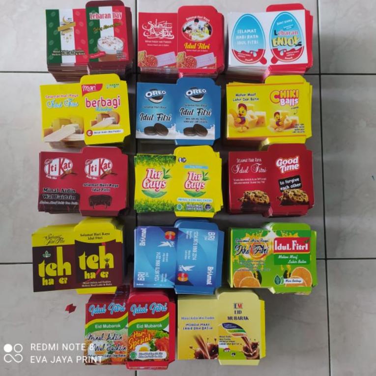 

れ 1000 lembar Amplop Lebaran Snack Plesetan Kecil ゐ