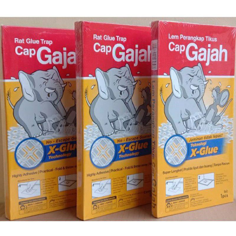 Lem Tikus PAPAN cap gajah 70gr perangkap jebakan tikus