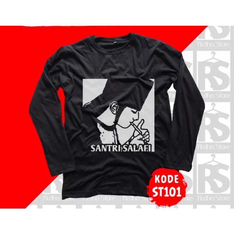 KAOS LENGAN PANJANG SANTRI SALAFI // KAOS SANTRI INDONESIA