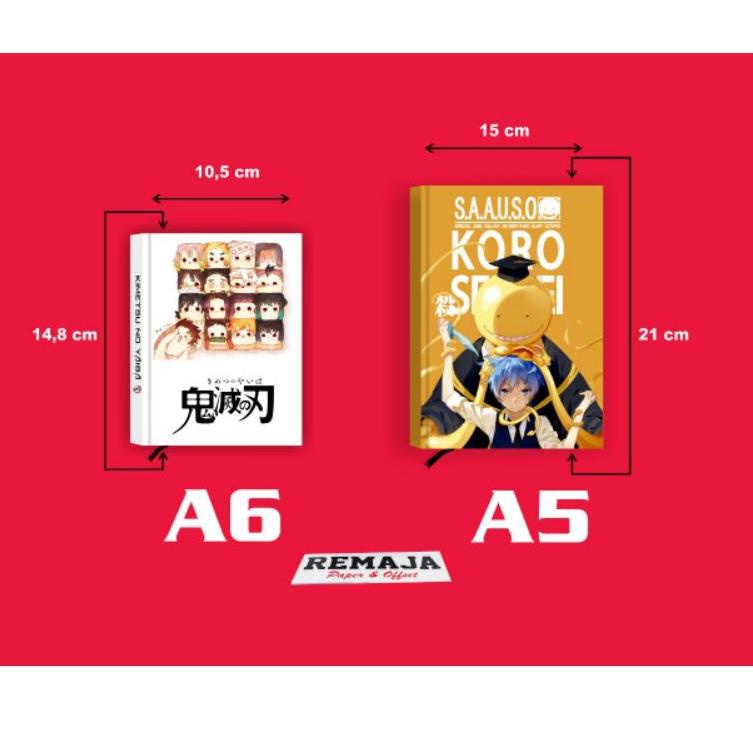 

リ Pocket Book /Note Book Hard Cover Anime Shingeki no Kyojin Scouting Legion Hardcover A6 & A5 / Buku Tulis Catatan ㄱ