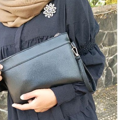 CLUTH PRIA WANITA KULIT SINTETIS