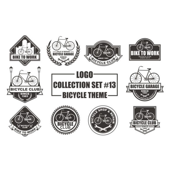 200+ Vintage Style Logo Bundle