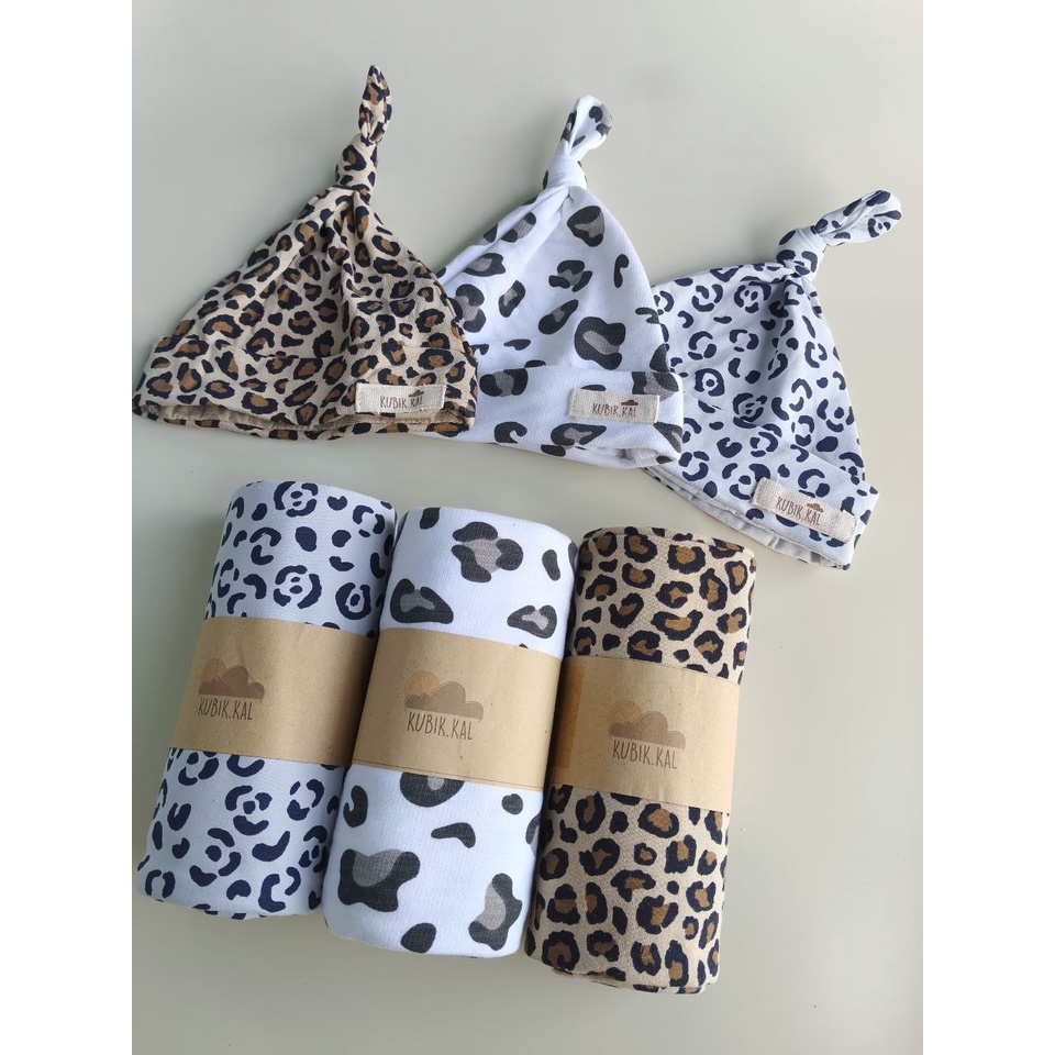 SWADDLE SET BANDANA KUBIK KAL / BEDONG SET BANDANA (SATUAN)