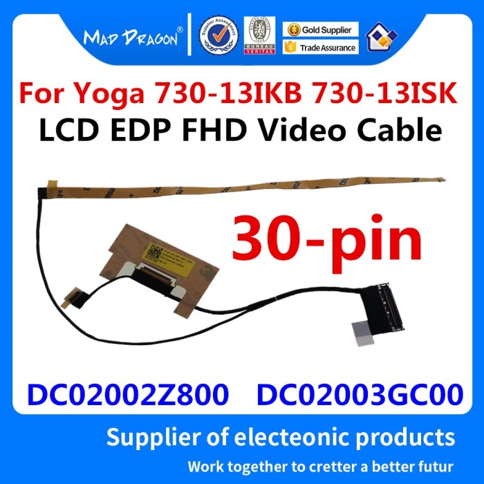 Lcd Lvds Cable Lcd Edp Video Cable Lenovo Yoga 730-13 730-13Ikb 730-1