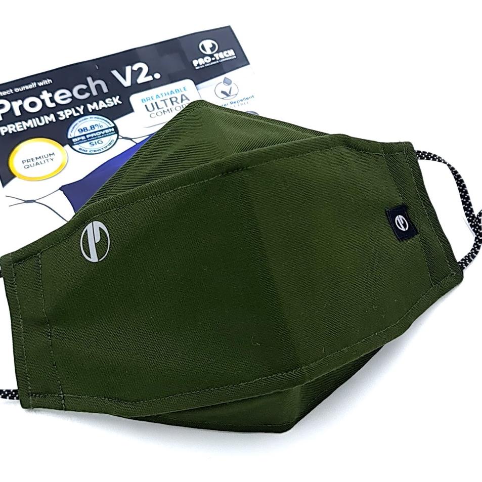 New MASKER KAIN PROTECH V2  3 PLY MASK