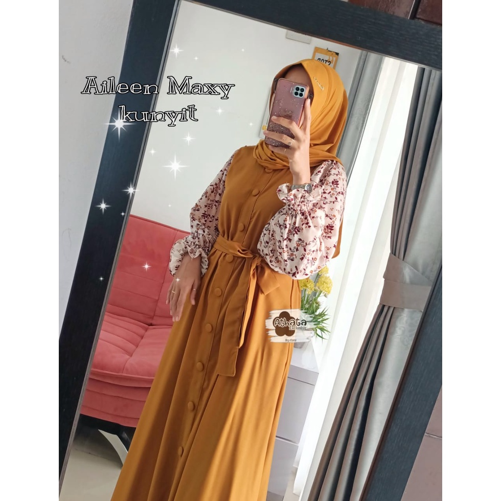 GAMIS ORI ATHATA EXCLUSIVE AILEEN MAXY/ GAMIS MOTIF KOMBINASI