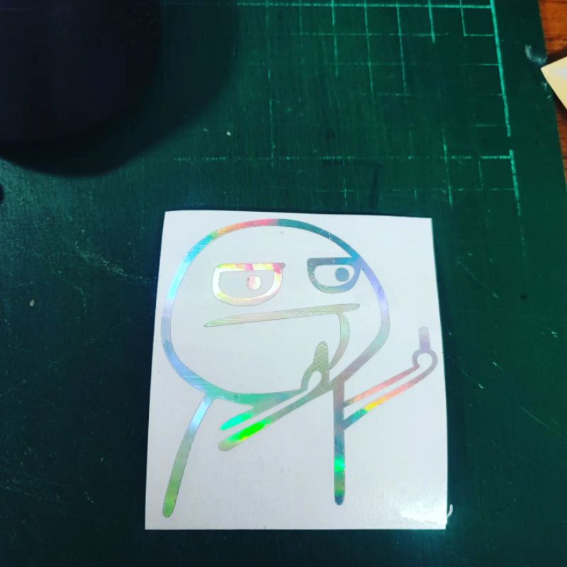 

Sticker Cutting Fuck isi 1 pcs Hologram