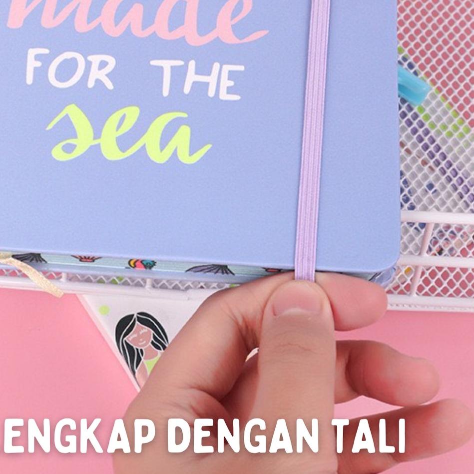

ペ [PSM] Buku Tulis Notebook A5 Motif Korea Lucu Tali Aesthetic Daily Planner Journaling Journal ✔