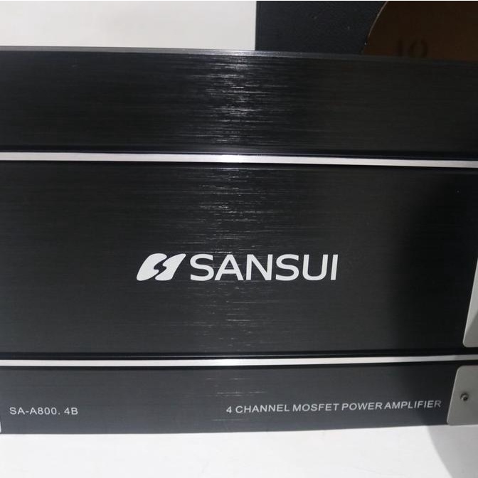 Paket Audio Mobil Murah Sansui Power 4 Channel Subwoofer 12 Inch New