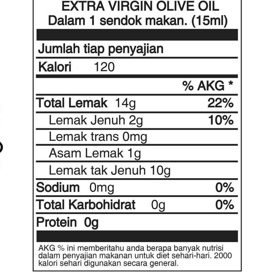 

✨Terbaru✨ Extra Virgin Olive Oil 250ml - Minyak Zaitun Murni Beorganik grosir