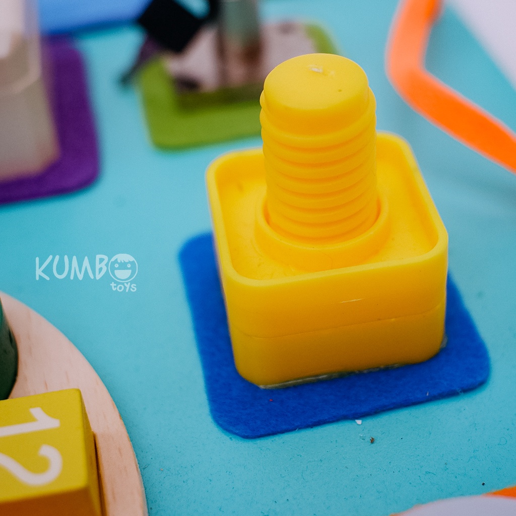Mainan Edukasi Busy Board Mainan Montessori Papan Main Ukuran Jumbo