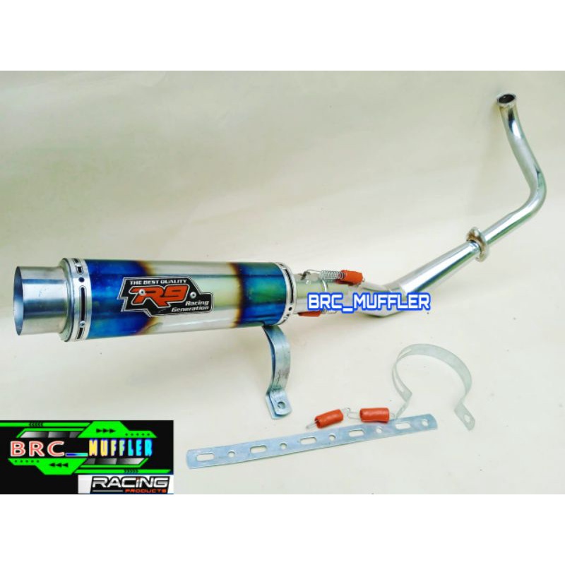 KNALPOT RACING/BOBOKAN R9 BEAT Fi SCOOPY GENIO SPACY