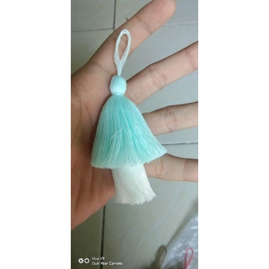 tassel/rumbai kerudung 2 susun termurah