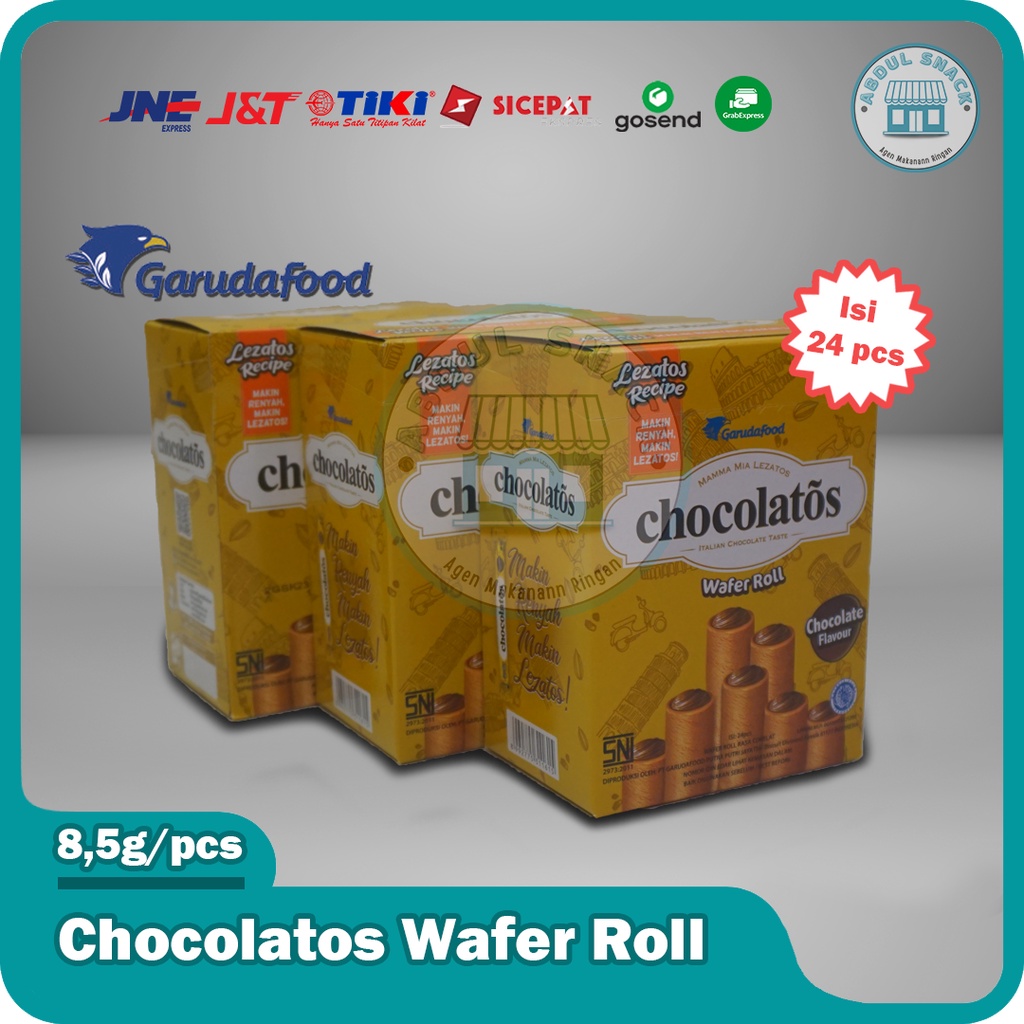 

Chocolatos Gery Wafer Roll Box isi 24 pcs