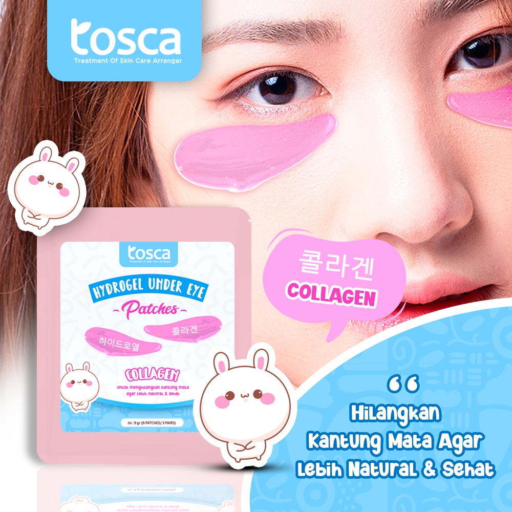 Masker Mata Tosca Hydrogel Under Eye Patches Eye Mask Masker Anti Mata Panda