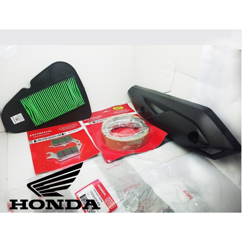 Paket Servis +cover kover kenalpot tameng bawah knlpot