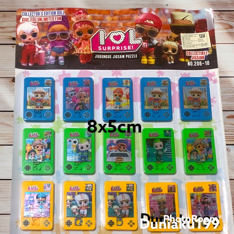 mainan Puzzle kotak besar karakter acak / mainan anak edukasi / mainan murah / game puzle