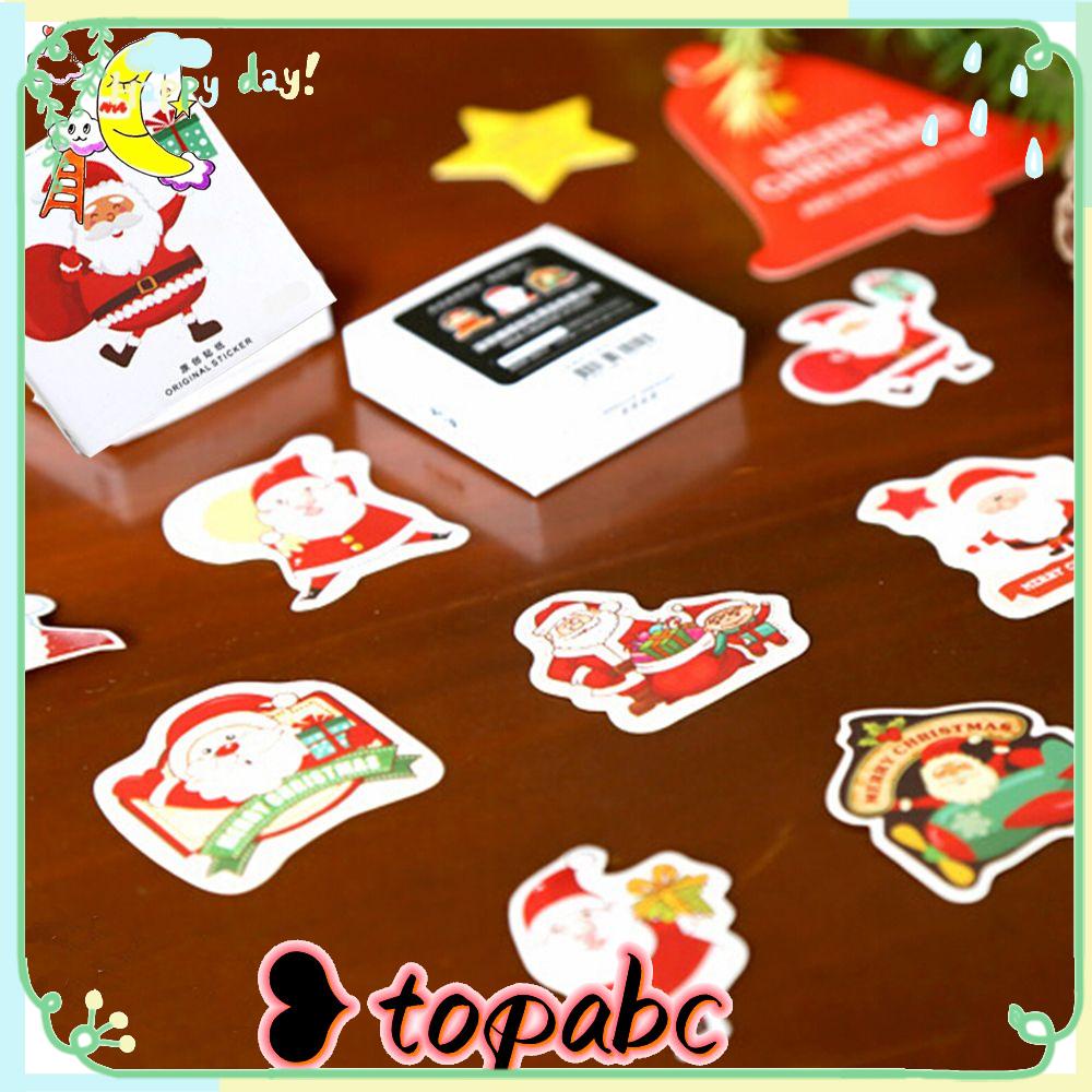 Top 96pcs/lot Stiker Kertas Natal Hot Girl Dekorasi Label