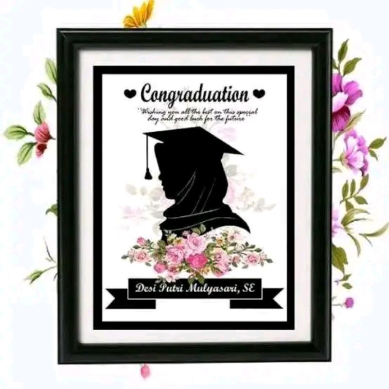 Foto Siluet 10R Hadiah Ulang Tahun/Wisuda